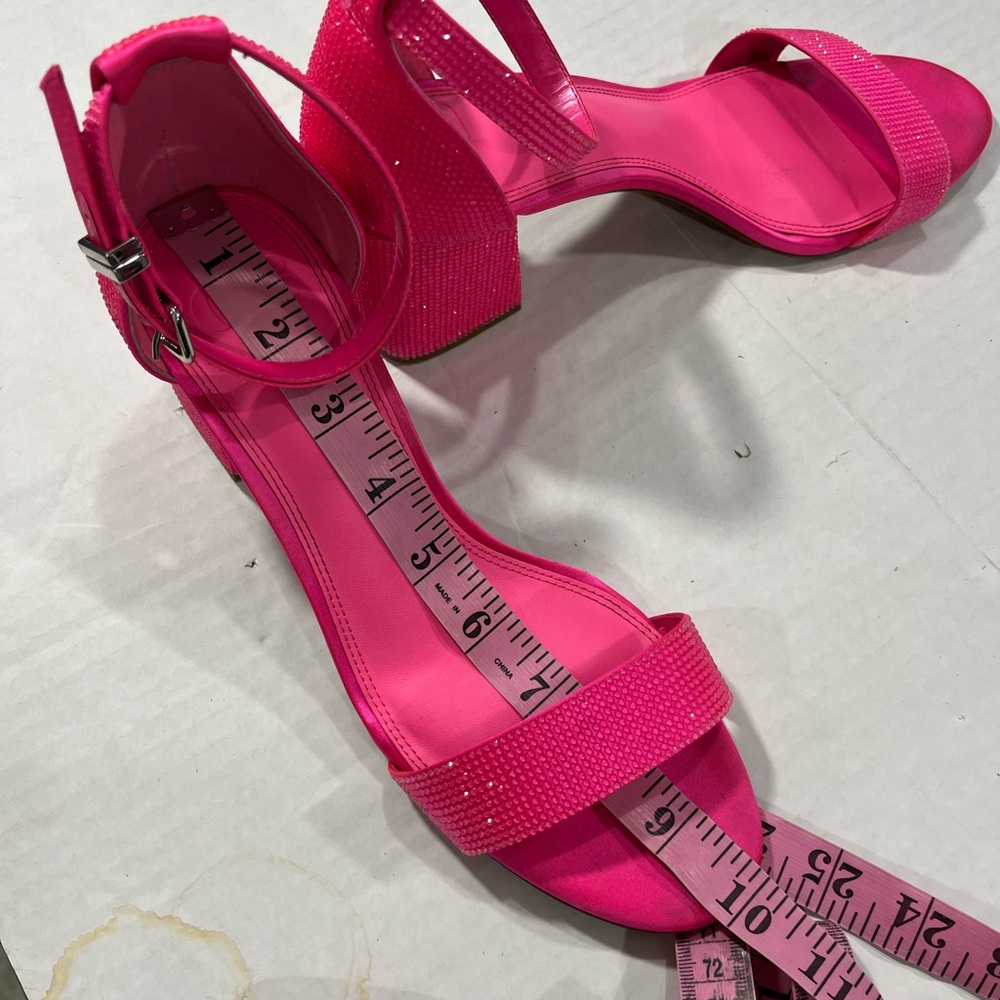 GIANNI BINI BLING OUT RHINESTONE EMBELLISHED HEEL - Picture 13 of 15